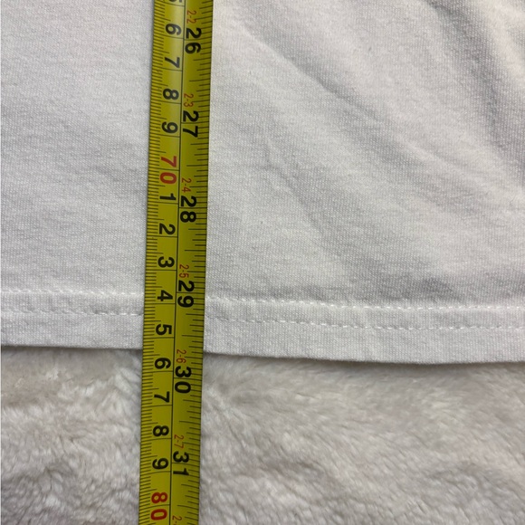 Bevel Label Tee/ T-Shirt Dress Medium Cowgirl White Mini Stay Wild Classic - Picture 14 of 16